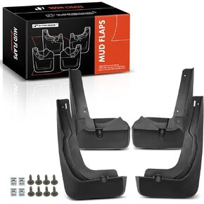 A-Premium Set of 4PCS Mud Flaps Splash Guards Mudflaps Mudguards with Hardware Kits Compatible with Lexus RX350 2023-2024, RX350h 2023-2024, RX500h 2023-2024, Front & Rear (Driver and Passenger Side)