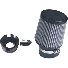 Black Air Filter Adapter For Predator 301cc 420cc Go Cart 11Hp 13Hp for Honda GX340 GX390 Clone Engine Go kart Mud Boats Racing Lawnmower Minibike for GX270s 13/15hp Chinese OHVs