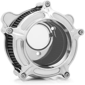 Chrome See Through Air Cleaner Intakes Fit For Harley Fltru Road Glide Ultra Flhr Road King Flhx Street Glide 2008-2016