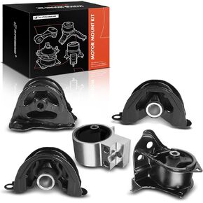 A-Premium 5PCS Engine Motor Mount and Transmission Mount Set Compatible with Acura Integra 1994-2001 L4 1.8L, Manual Transmission, Replace# A6506 A6524 A6502 A6571 A6520