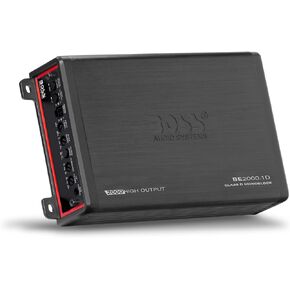 BOSS Audio Systems Elite BE2000.1D Class D Car Amplifier - 2000 High Output, 1 Ohm Stable, Digital, Monoblock, Mosfet Power Supply, Great for Subwoofers