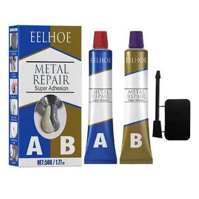 Metal bonding Repair Paste, Super Glue Gel Paste(A+B), Filler, Adhesive for Cast Iron, Radiator Cold Weld high Heat Resistant Glue, Industrial (80 Gram), (PASAWA 1001)