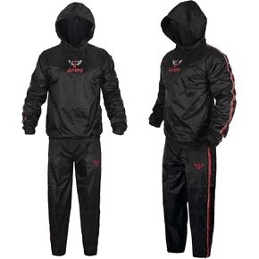 Jayefo Sauna Sweat Suit For Men & Women Boxing MMA Fitness Weight Loss With Hood