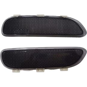 Clear Lens Bumper Side Marker Reflector Compatible with 2000 2001 2002 2003 BMW E46 2D Coupe/ 2001 2002 2003 2004 2005 2006 E46 M3