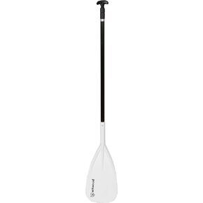 Attwood 11772-1 Stand-Up Paddle Board (SUP) Paddle, Length Adjusts 55-82 Inches, Black Aluminum Grip, White ABS Blade