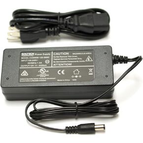 [UL Listed] Professional 12V 5A 60W Power Supply Adapter for CCTV Security Cameras 4 8 16 Channel DVR or NVR, 12Volts 5000mA Universal AC DC Power Cord for Samsung Wisenet Night Owl Lorex Swann Q-See