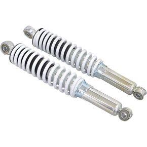 AlveyTech 12-3/4" (325 mm) Adjustable White Shocks with 10 mm Eyes for 150cc - 250cc Hammerhead Go-Karts (Set of 2)