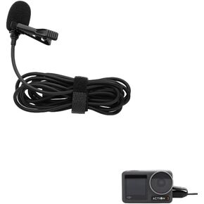 Omnidirectional Tiny Lav Microphone for Video Recording, External Noise Cancel, for USB Type-C Devices, Compatible with Insta-360 ONE RS