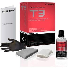 Nanoskin Ultra Line T3 Ultra Durable Ceramic Coating – 9H Ceramic Paint Coating for Car Detailing | Apply After Car Wash, Clay Bar, Car Polisher | for Cars, Trucks, Boats, RV, Motorcycles & More