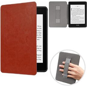 Case for Kindle Paperwhite 2018, Slim Protective PU Leather Folio Cover with Auto Sleep/Wake Smart Case for Kindle Paperwhite 10th Generation 2018 Released Model: PQ94WIF, Black