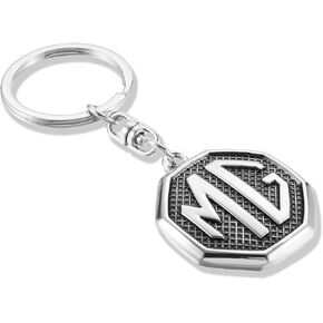 Creative Car Logo Keychain for Car 3D Chrome Metal Alloy Key Chain Gifts for Women and Men Keyring Universal Size in Kuwait
