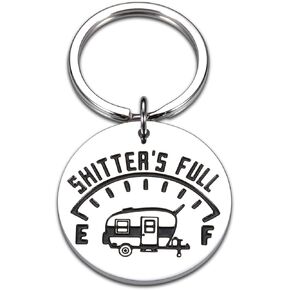 RV Camping Accessories Keychain for Tent RV Campers Owner Pop up Camper Motorhome Accessories Gifts for Travel Tailers Camper Lovers Christmas Vacation Gifts for Women Men Stocking Stuffers for Camper