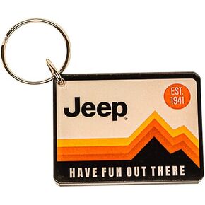 سلسلة مفاتيح أكريليك بشعار Jeep Have Fun Out There in Kuwait