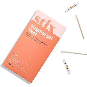 Stix Vaginal pH Tests 2 Pack | Monitor Intimate Health | Easy to Use & Accurate Women’s Acidity & Alkalinity Balance pH Level Tester Kit