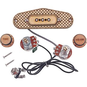Alnicov 3-String Cigar Box Guitar Pickup 3 Pole Humbucker Pickup with Volume & Tone - No Soldering Required