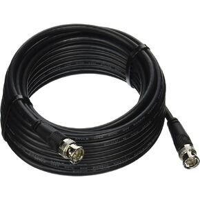 C2G Legrand BNC Cable, 75 OHM BNC Cable, 25 Foot Connector Cable, Black BNC Cable 75 OHM, 1 Count, C2G 40029