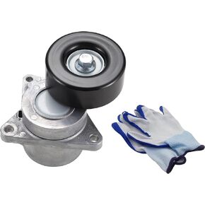 38284 Belt Tensioner Assembly With Pulley For 02-14 Nissan Altima/Sentra/Rogue/X-Trail OE# 119556N20B 11955-6N20C 119558J00A 11955-JA00A APV3023 534035910 VKM62002 VKM62057