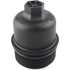Oil Filter Housing Cap, Replace 68191350AA, 917-190 Compatible with Chrysler Dodge Jeep Ram - 200, 300, Challenger, Charger, Durango, Grand Caravan, Journey, Cherokee, Grand Cherokee, Wrangler, More