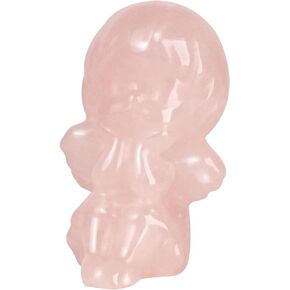2'' Rose Quartz Beetle, Crystals and Healing Stones for Anxiety Relief Pink Room Decor Ideal Spiritual Gifts for Women
