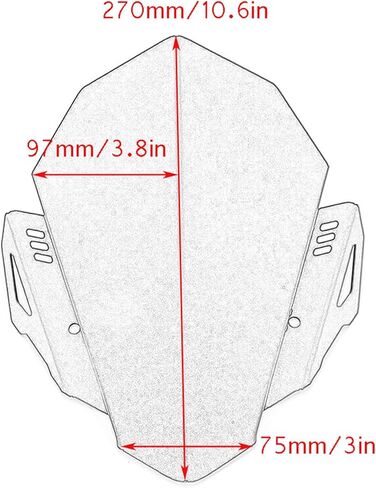 CNC الزجاج الأمامي للدراجات النارية الزجاج الأمامي الألومنيوم ل FZ07 FZ-07 MT07 MT-07 2018 2019 2020 in Kuwait