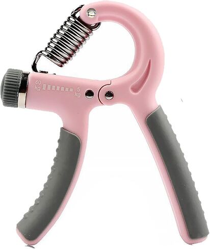 Grip Strengthener 5-60kg Rubber Handle Adjustable Stretcher Hand Trainer Forearm Finger Wrist Gripper Exerciser Squeezer Workout 1 Pack in Saudi Arabia
