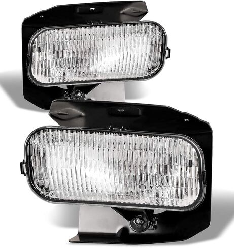 مصابيح الضباب AUTOWIKI لـ 1999-2003 Ford F150 F-150/1999-2002 Ford Expedition (XL، XLT، طراز Lariat بدون STX ED)، 2004 Ford F150 Heritage 1 زوج من استبدال مصباح الضباب الأمامي عدسة شفافة in Kuwait