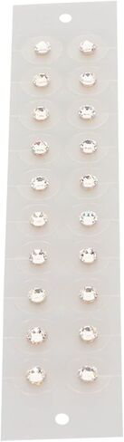 رقعات بذور تدليك الأذن، تسريع شفاء حبات الضغط الإبري، رقعات الأذن الكريستالية 20 ورقة لتنشيط الدم للعناية اليومية in Kuwait