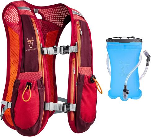 UTOBEST Running Vest Lightweight Hydration Vest Pack 5L UTR104 | 7 Pockets, Large Phone Holder, Comfort Fit, No Bounce, OSFM, Unisex, Great for Entry Leve Trail Running, Park Run, Marathon in Kuwait