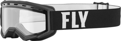 نظارات Fly Racing 2023 Zone Snow Goggle (أسود/غروب الشمس مع مرآة زرقاء سماوية/عدسة كهرمانية، للبالغين) in Saudi Arabia