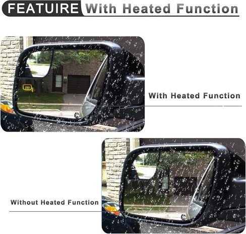 Driver Side View Heated Mirror Glass Replacement For 2011 2012 2013 2014 2015 2016 2017 Ford Explorer Mirror - Ford Explorer Driver Side Mirror Convex With Backing Plate in Kuwait