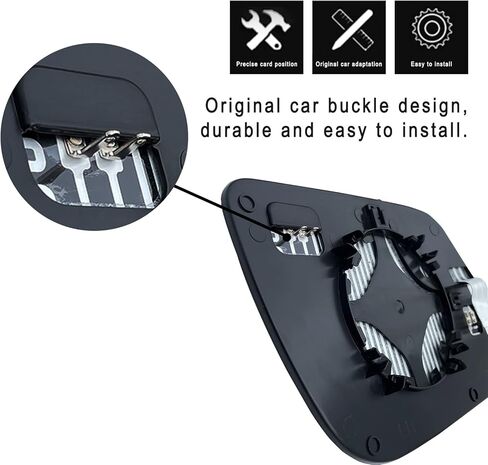 Driver Side View Heated Mirror Glass Replacement For 2011 2012 2013 2014 2015 2016 2017 Ford Explorer Mirror - Ford Explorer Driver Side Mirror Convex With Backing Plate in Kuwait