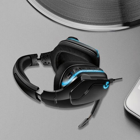 Replacement Ear Pads for Logitech G533 G633 G935, GVOEARS Cooling Gel Ear Cushions for Logitech G231 G433 G533 G633 G635 G933 G935 Gaming Headphones with Thick and Soft Foam (Black) in Kuwait