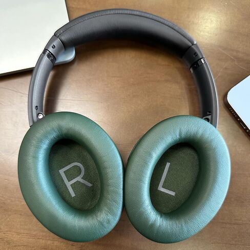 وسائد أذن بديلة لسماعات الرأس Bose QuietComfort QC45، QC35، QC35 ii، وسائد الأذن مع جلد بروتين أكثر نعومة، رغوة عزل الضوضاء (أخضر) in Saudi Arabia