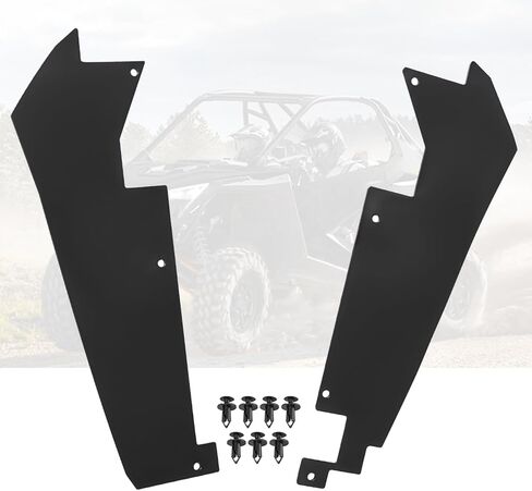 Polaris RZR PRO XP Fender Flares Accessories,Rear Wheel Well Block Offs Inner Splash Fender Mud Guard Compatible with 2020 2021 2022 Polaris RZR PRO XP,Black,2PCS in Saudi Arabia