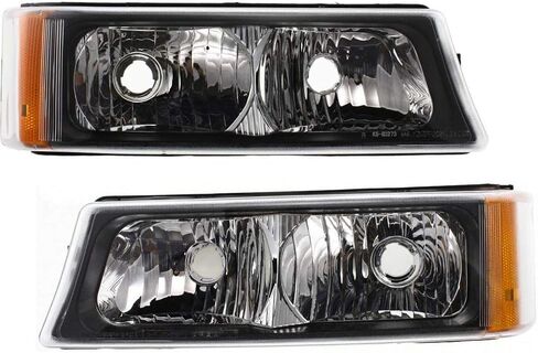 For 2003-2006 Chevy Silverado 1500 Park/Signal Light Assembly Passenger Side | Includes Running Lamps | For GM2521185 | 15174061 | 15199557 in Saudi Arabia