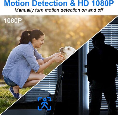 Video Camera Camcorder, HD 1080P Body Camera with Audio and Video Recording, 1.3" LCD Screen Recorder Night Vision Camera, 180° Rotating Lens Wearable Clip Body Cam for Work, Outdoor in Kuwait