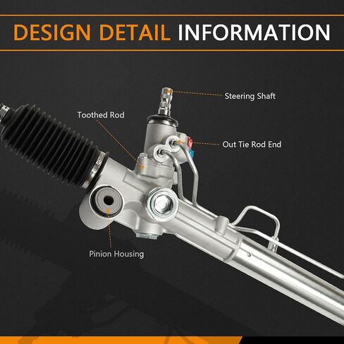 BRTEC 26-2632 25693 مجموعة رف وترس التوجيه الكهربائي لـ 2005-2012 Toyota Avalon، لـ 2002-2006 Toyota Camry، لـ 2004-2008 Toyota Solara، لـ Lexus ES300 ES330 ES350 in Saudi Arabia