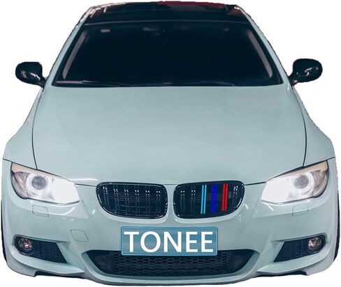 شواية شبكية أمامية من Tonee لـ E90 E91 323i 325i 328i 330i 335i 2009 2010 2011 قطعتان (أسود لامع) in Saudi Arabia