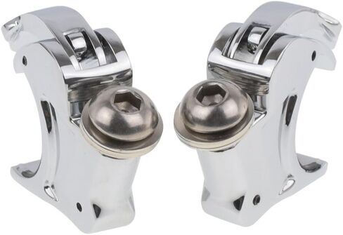 HDBUBALUS 41mm Motorcycle Front Windscreen Clamps Windshield Bracket mounting case Fit for Harley Dyna Sportster XL 883 1200 in Saudi Arabia