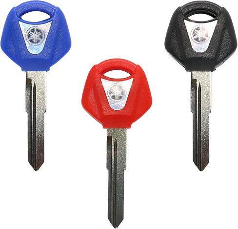 3 حزمة دراجة نارية مفتاح فارغ فارغ غير مصقول مفتاح متوافق مع YZF R3 R25 R300 MT03 R125 R150 R15 R250 MT25 MT-25 MT-03 in Kuwait