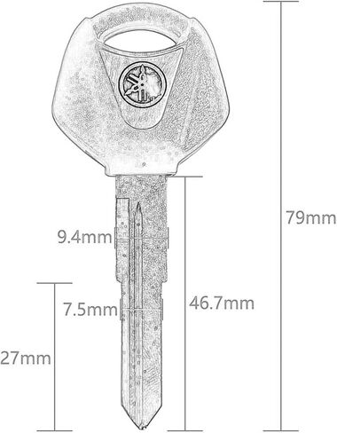 3 حزمة دراجة نارية مفتاح فارغ فارغ غير مصقول مفتاح متوافق مع YZF R3 R25 R300 MT03 R125 R150 R15 R250 MT25 MT-25 MT-03 in Kuwait
