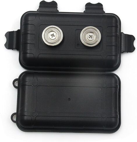 صندوق مفاتيح مخفي ملحقات صندوق تخزين السيارة مقاوم للماء صندوق تخزين مغناطيسي حامل مفتاح مغناطيسي أسفل السيارة أسود in Kuwait