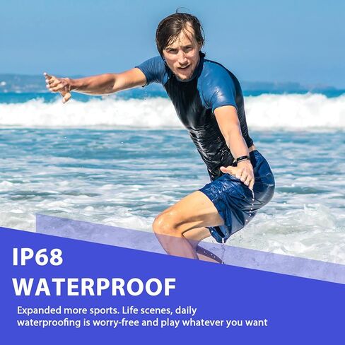 جهاز تتبع اللياقة البدنية من بورتزون مع جهاز مراقبة صحة النوم ومعدل ضربات القلب للرجال والنساء، جهاز تتبع خطوات النشاط المقاوم للماء in Kuwait