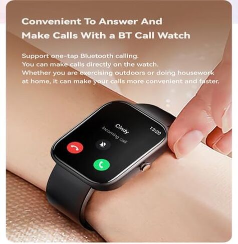 GTS5 Smart Watch for Android and iOS, Fitness Tracker, IP67 Waterproof, Smart Watch for Women Men (Black) in Saudi Arabia