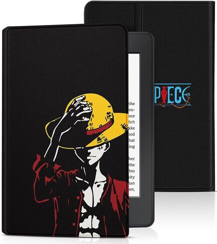 مروحة عصرية لجهاز Kindle Paperwhite الجيل الحادي عشر مقاس 6.8 بوصة 2021/إصدار التوقيع، غطاء فوليو للرسوم المتحركة اللطيفة للمراهقين والأولاد والبنات مع خاصية النوم/الاستيقاظ التلقائي لقارئ Kindle Paperwhite 2021 الإلكتروني، Bk in Saudi Arabia