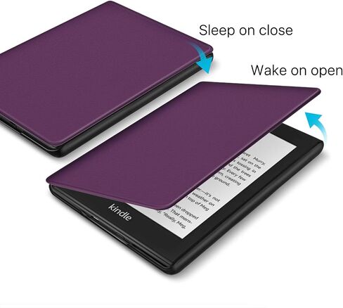 حافظة TNP لجهاز Kindle Paperwhite الجيل العاشر / الجيل العاشر إصدار 2018 - غطاء ذكي خفيف ونحيف مع خاصية التنبيه التلقائي متوافق مع إصدار Amazon Kindle Paperwhite 2019 2020 (أرجواني) in Saudi Arabia