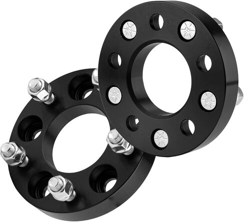 PHILTOP 5x4.5 to 5x4.75 Wheel Adapters Fit for Liberty, Wrangler, Ranger, Explorer, Cherokee, 1" Thickness 1/2" x20 Thread Pitch 73mm Lug Centric Bore Wheel Adapters 2 Pcs- Change Bolts Pattern in Saudi Arabia