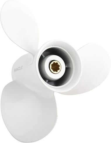 NovelBee 9 1/4x12-J Aluminum Outboard Propeller Fit for Yamaha 9.9-15 HP in Saudi Arabia