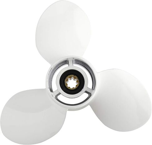 NovelBee 9 1/4x12-J Aluminum Outboard Propeller Fit for Yamaha 9.9-15 HP in Saudi Arabia