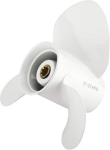 NovelBee 9 1/4x12-J Aluminum Outboard Propeller Fit for Yamaha 9.9-15 HP in Saudi Arabia